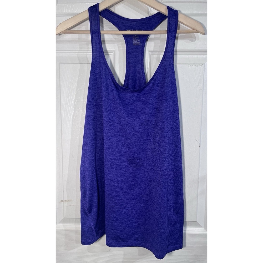 Idology Womens‎ Size XL Tank Top Workout Yoga Fitness Purple Stretch Pullover
